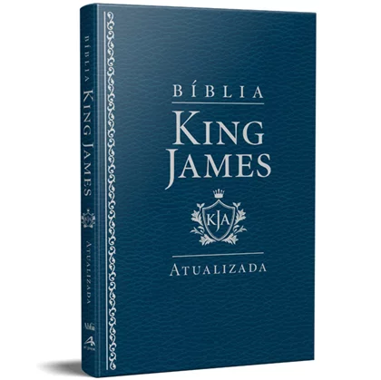 Bíblia King James Atualizada Slim  azul Biblia Biblia