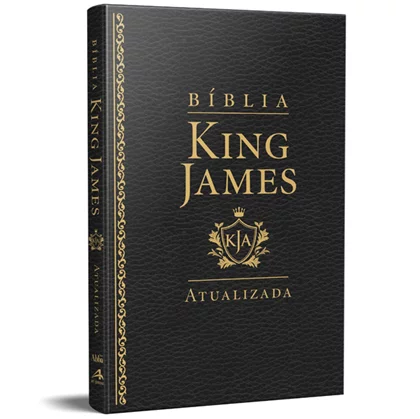 Bíblia King James Atualizada Slim preta Biblia Biblia