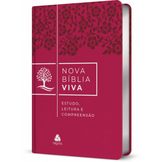 Bíblia Nova Bíblia Viva  Estudo Rosa Biblia Biblia