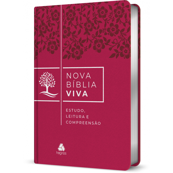 Bíblia Nova Bíblia Viva  Estudo Rosa Biblia Biblia