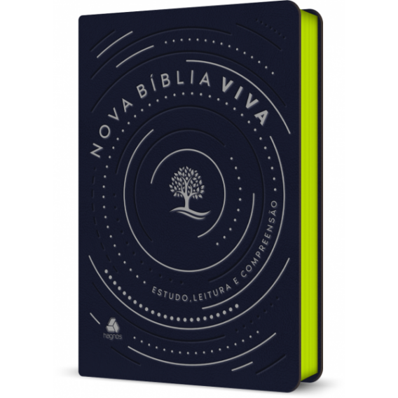 Bíblia Nova Bíblia Viva  Estudo azul Biblia Biblia