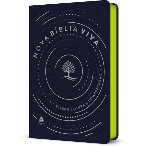 Bíblia Nova Bíblia Viva  Estudo azul Biblia Biblia