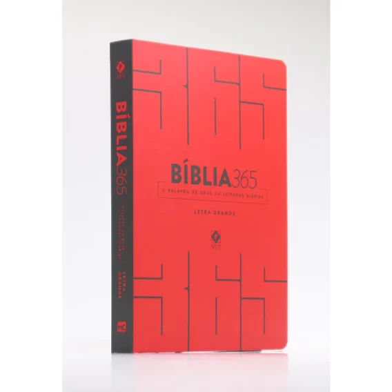 Bíblia 365  NVT  Letra Grande  Capa Dura  Vermelha Biblia 365 Dias