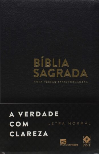 Bíblia Nvt Preta Luxo Letra Normal Biblia Biblia