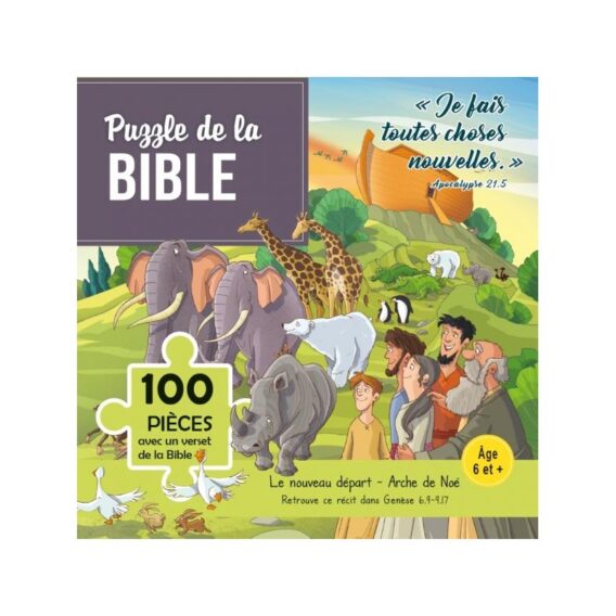 Puzzle Je fais toutes choses nouvelles – 100 pièces – Puzzle de la Bible Jeux Jogos