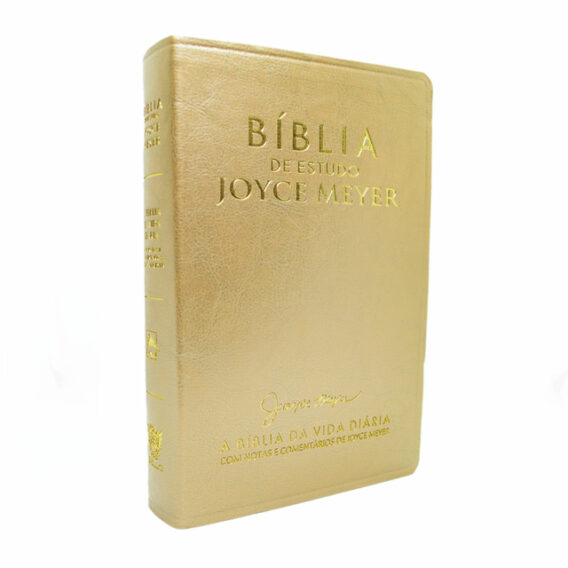 Bíblia de Estudo Joyce Meyer Dourada Biblia Biblia