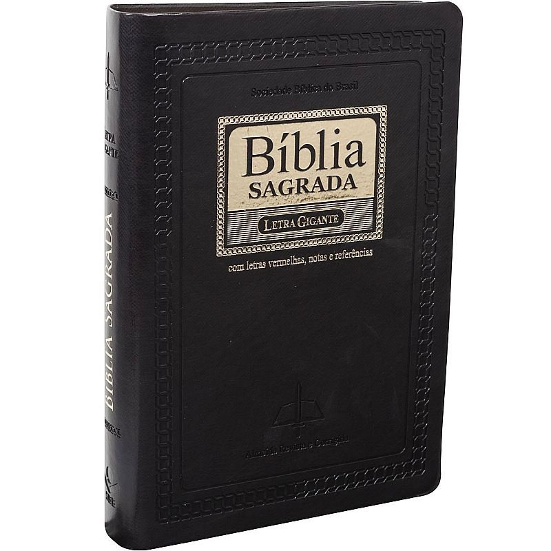 Bíblia ARC Preta Letra Gigante com Índice Biblia Biblia