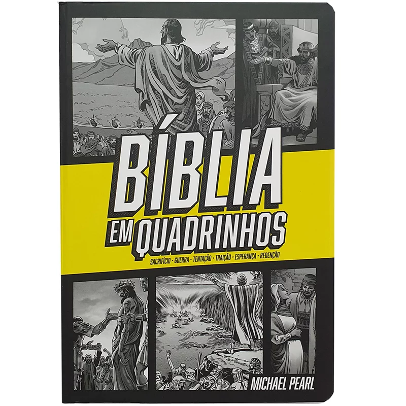 Bíblia em Quadrinhos Amarela Biblia Bíblia Infantil