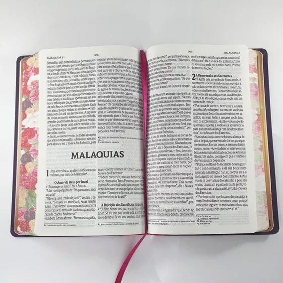 Bíblia Floral Vinho NVI Biblia Biblia Mulher