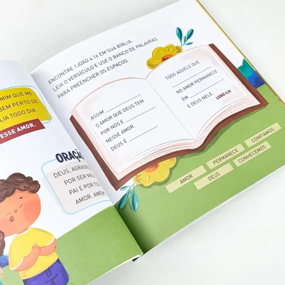 Café Com Deus Pai Kids Livreto Criança Livro Infantil