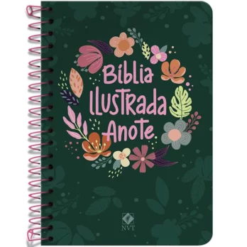 Bíblia Anote Ilustrada Cores e Flores Biblia Biblia Anote