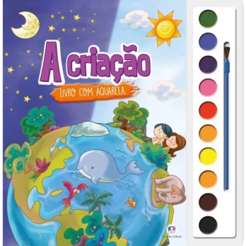 A Criação Aquarela Criança Livro atividades infantil