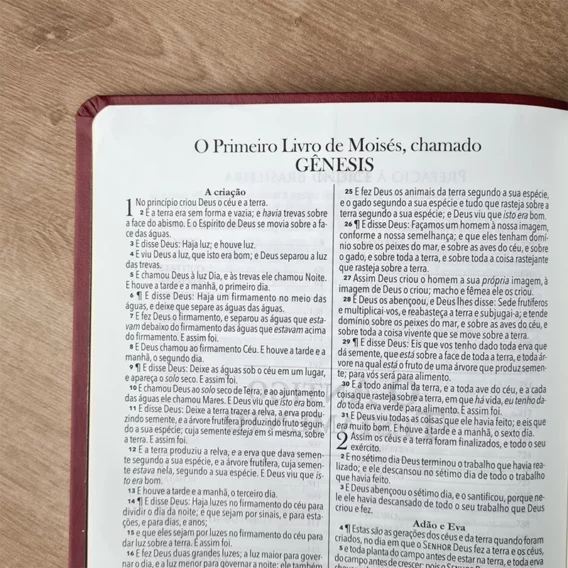 Bíblia King James 1611 Ultrafina Ampliada Biblia Biblia