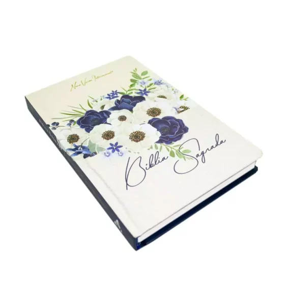 Bíblia Azul Flores NVI Biblia Biblia