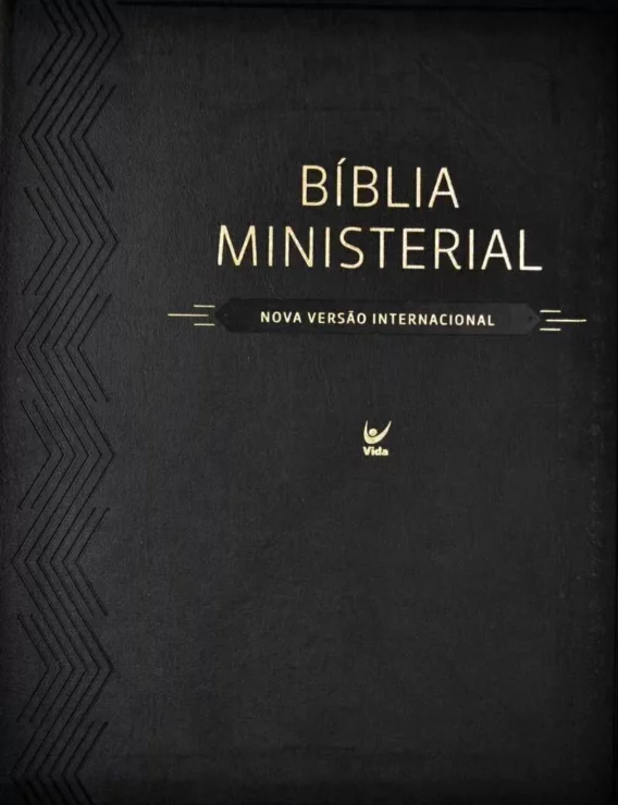 Bíblia Ministerial NVI Preta Biblia Biblia estudo