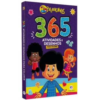 3 Palavrinhas 365 Atividades e Desenhos para Colorir Criança Livro atividades infantil