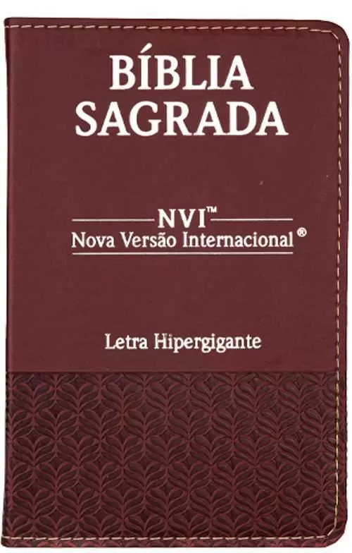 Bíblia NVI Letra Hipergigante Marrom Biblia Biblia