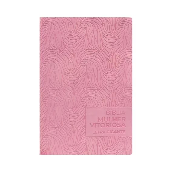 Bíblia da Mulher Vitoriosa ARC Rosa Letra Gigante Biblia Biblia