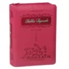 Bíblia ARC Pink Fuxia Média Com ZÍper/Índice Letra Grande