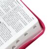 Bíblia ARC Pink Fuxia Média Com ZÍper/Índice Letra Grande Biblia Biblia