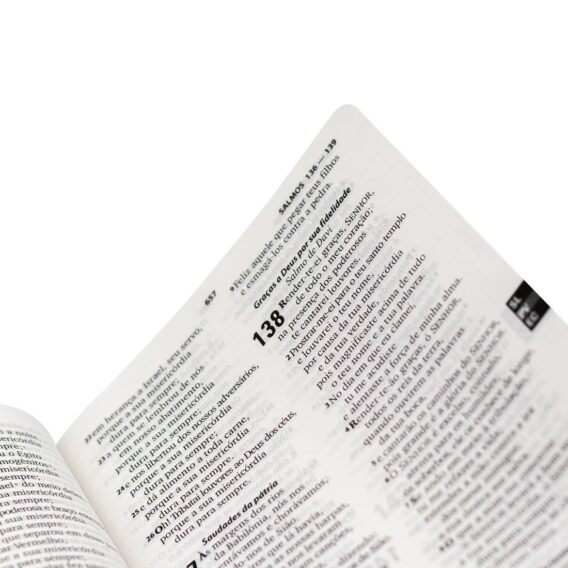 Bíblia ARC Preta Com Zíper Letra Gande Biblia Biblia