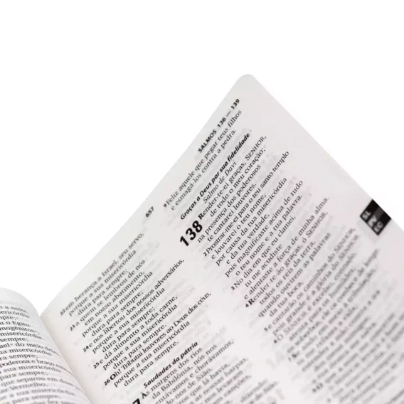 Bíblia ARC Preta Com Zíper Letra Gande