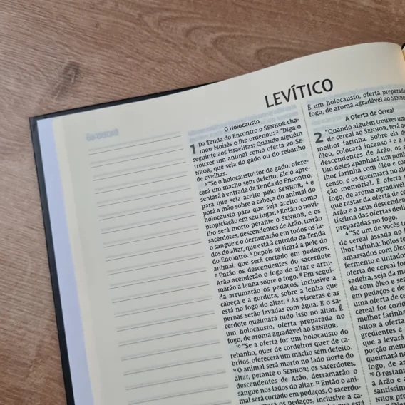 Bíblia Anote NVI Capa Dura Preta Biblia Biblia Anote