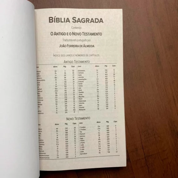 Bíblia ARC Pétalas Brochura Biblia Bíblia Brochura