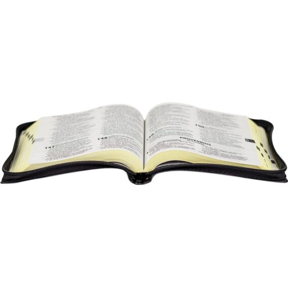 Bíblia ARC Preta Com Zíper Letra Gande Biblia Biblia