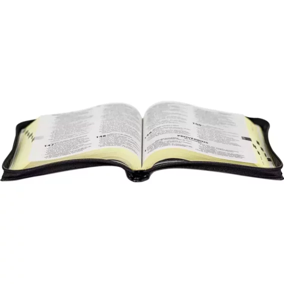 Bíblia ARC Preta Com Zíper Letra Gande
