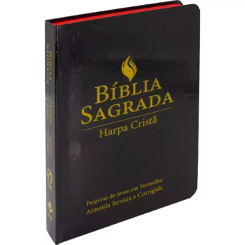 Bíblia ARC Preta Com Harpa Cristã