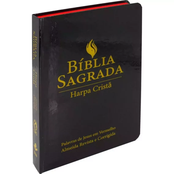 Bíblia ARC Preta Com Harpa Cristã