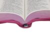 Bíblia ARC Rosa Letra Grande Com Zíper Biblia Biblia