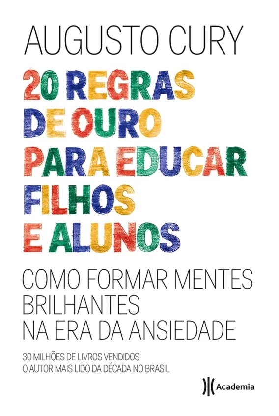 20 Regras de Ouro para Educar Filhos e Alunos Livro Livro Educação de Filhos