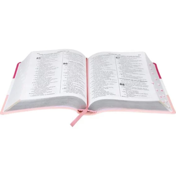 Bíblia ARA Triotone Pink Letra Gigante com Índice Biblia Biblia