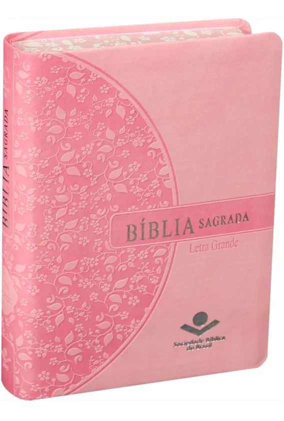 Bíblia ARA Média Rosa com Letra Grande e Índice Biblia Biblia