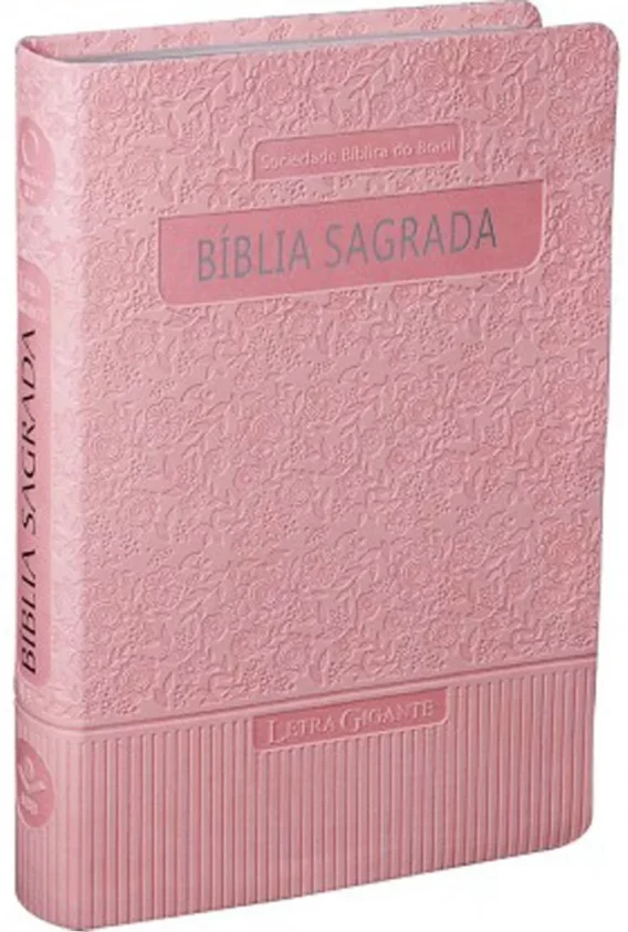 Bíblia ARA Rosa Claro Com Índice e Letra Gigante Biblia Biblia