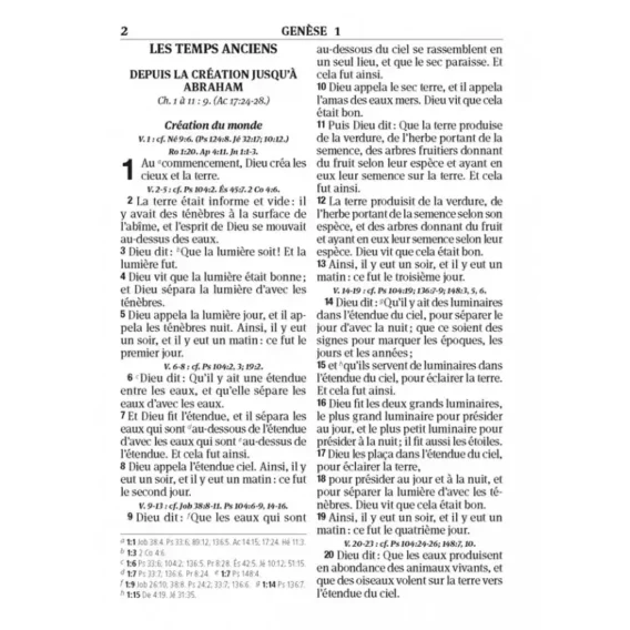 Bíblia Francês Letra Grande