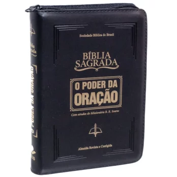 Bíblia ARC O Poder da Oração Com Zíper Preta