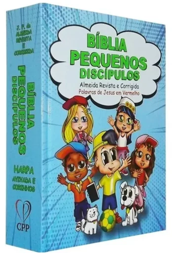 Bíblia Pequenos Discípulos ARC Letra grande Azul