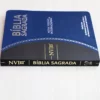 Bíblia Slim Large NVI Bicolor Azul e Preto