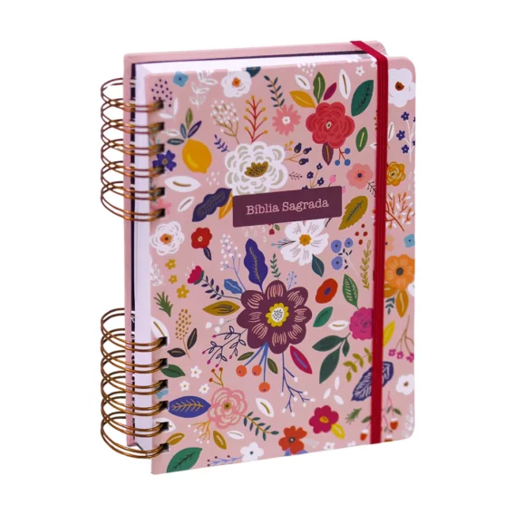 Bíblia Anote Slim NVT Rosa