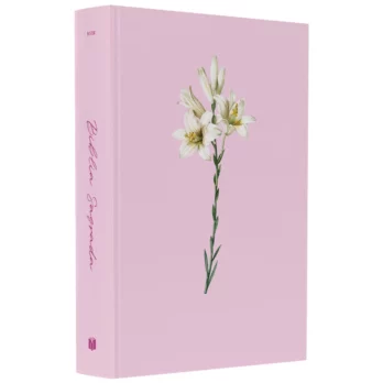 Bíblia NVI Lírios Rosa Capa Dura