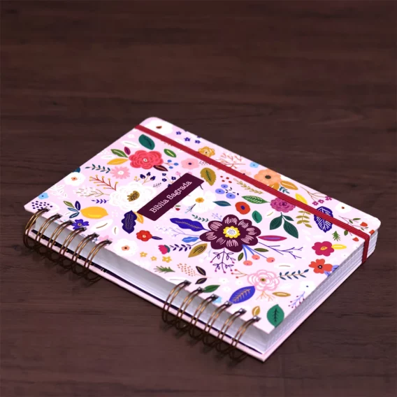 Bíblia Anote Slim NVT Rosa