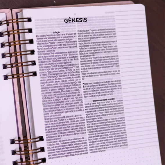 Bíblia Anote Slim NVT Rosa