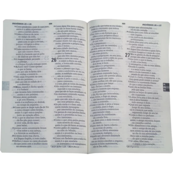 Bíblia ARA Rosa Letra Grande Com Zíper